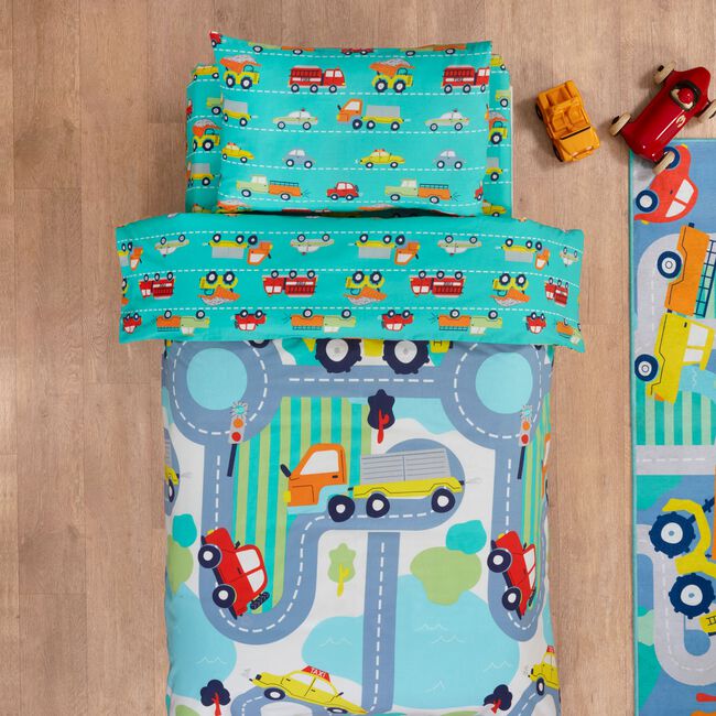 JUNIOR BED DUVET COVER Traffic Map