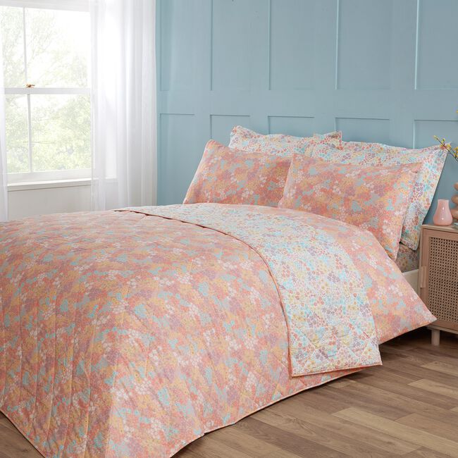 Nicole Day Georgie Bedspread 200cm x 220cm - Pink