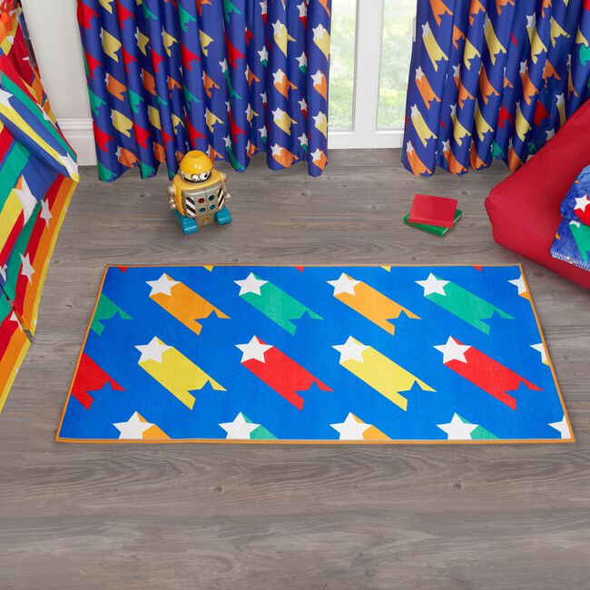 Shooting Star Rug 80cm x 150cm - Blue