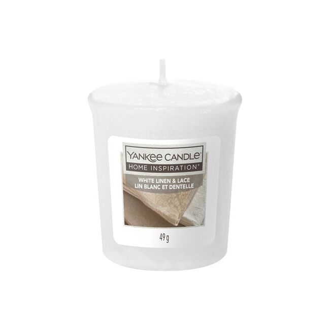 Yankee Candle White Linen And Lace Votive