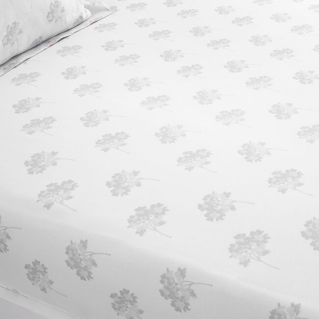 MONA GREY Double Fitted Sheet