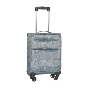 Cabin Size Memories Lightweight Suitcase - Grey