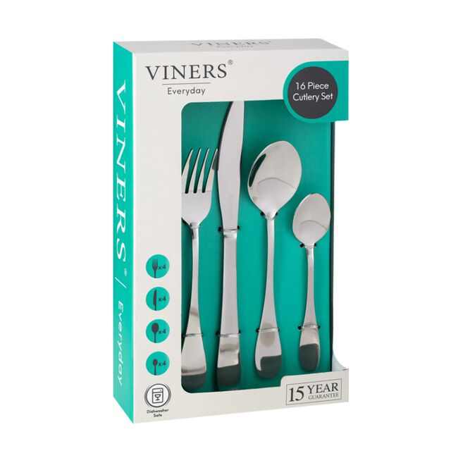 Viners Everyday Orbit Cutlery Set - 16 Piece 