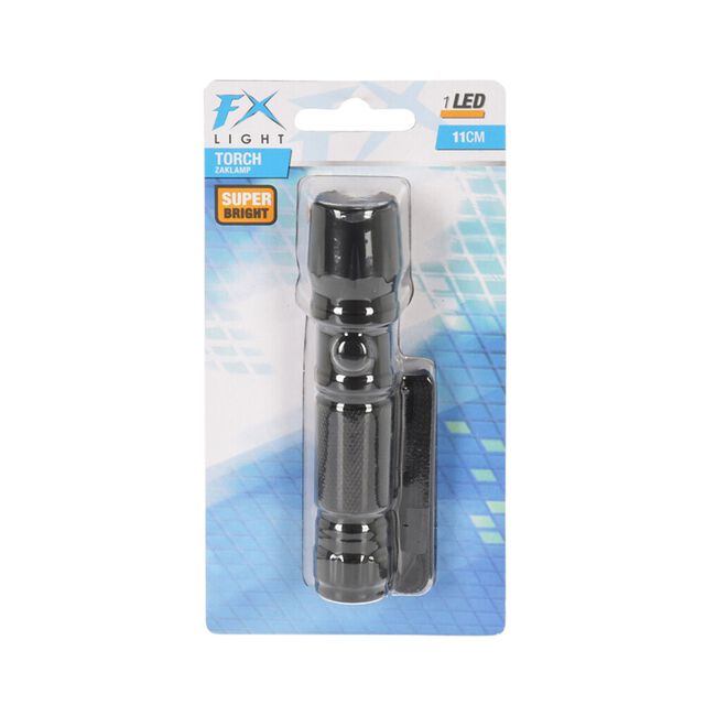 FX Light Black LED Torch 