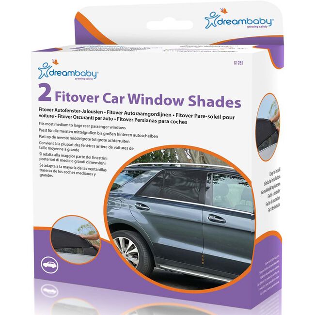 Dreambaby® Fitover Car Window Shades 2 Pack