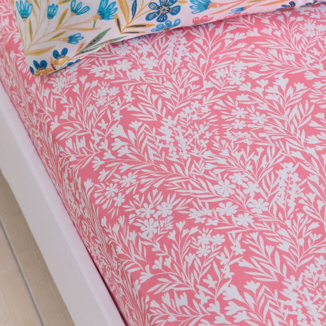 PENELOPE PINK Single Fitted Sheet