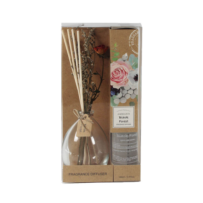 Ambianti Black Forest Flower Reed Diffuser 100ml