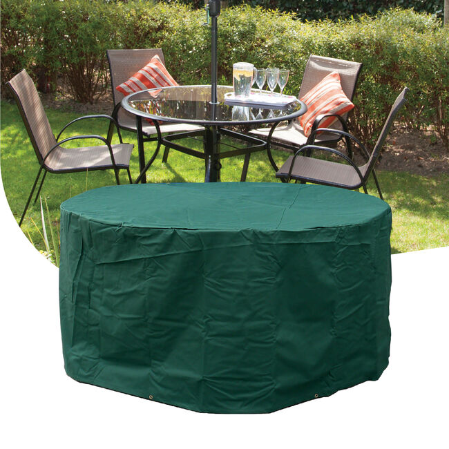 Deluxe 4 Seater Round Furniture Set Cover 380GSM