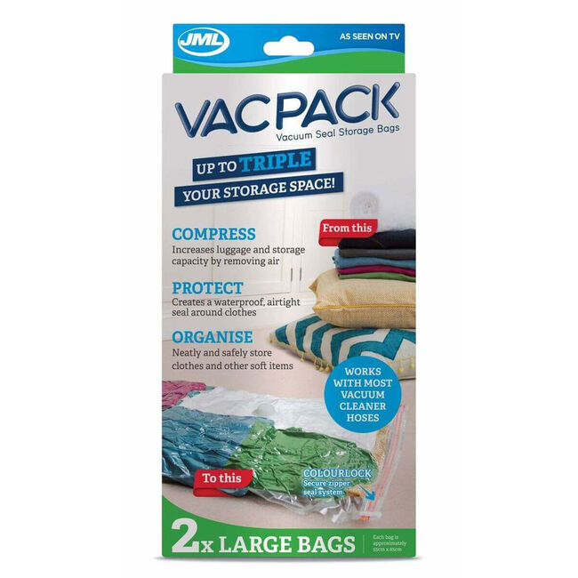 JML Vac Pac Replacement Bags Large x 2