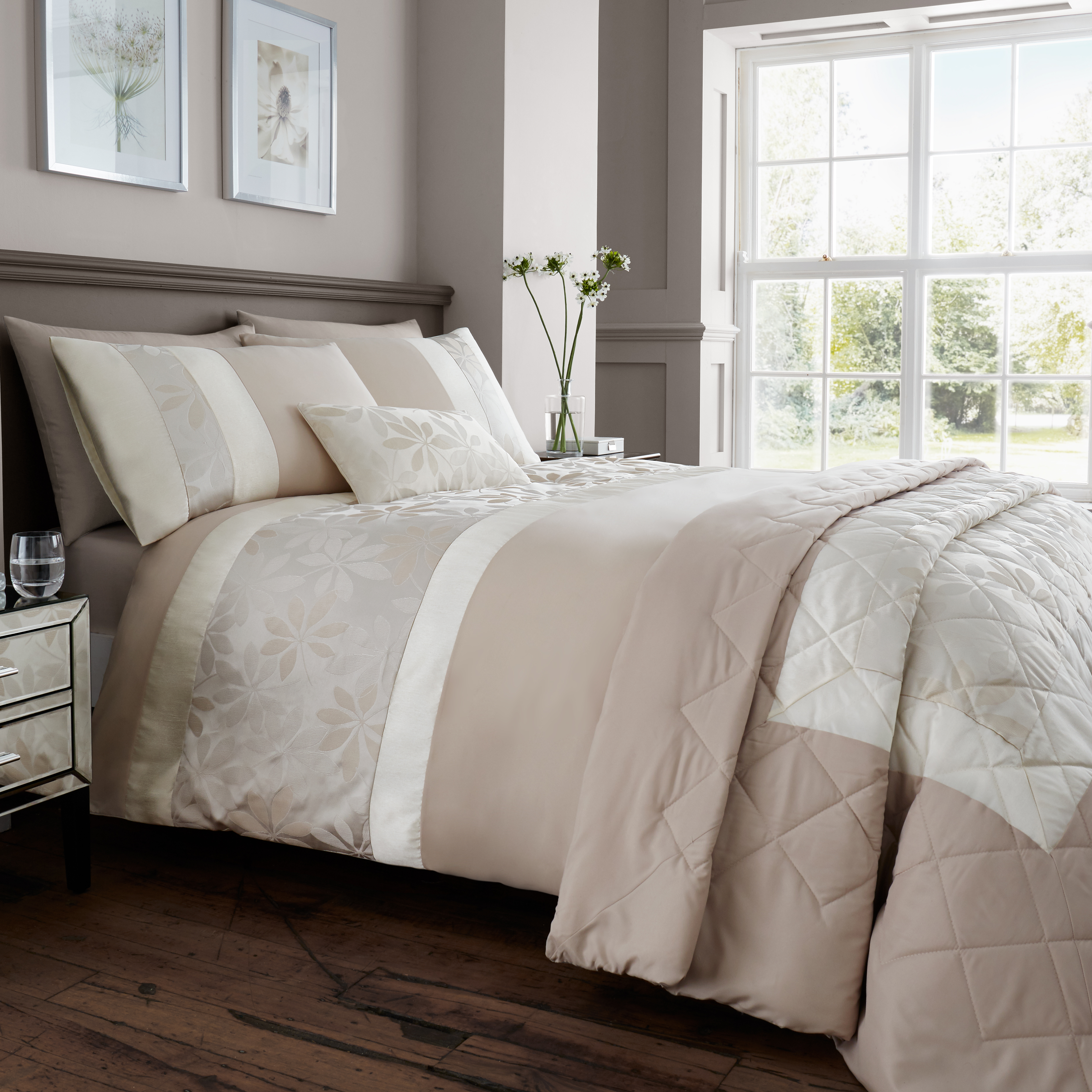 Hilary Ivory Duvet Set Home Store More