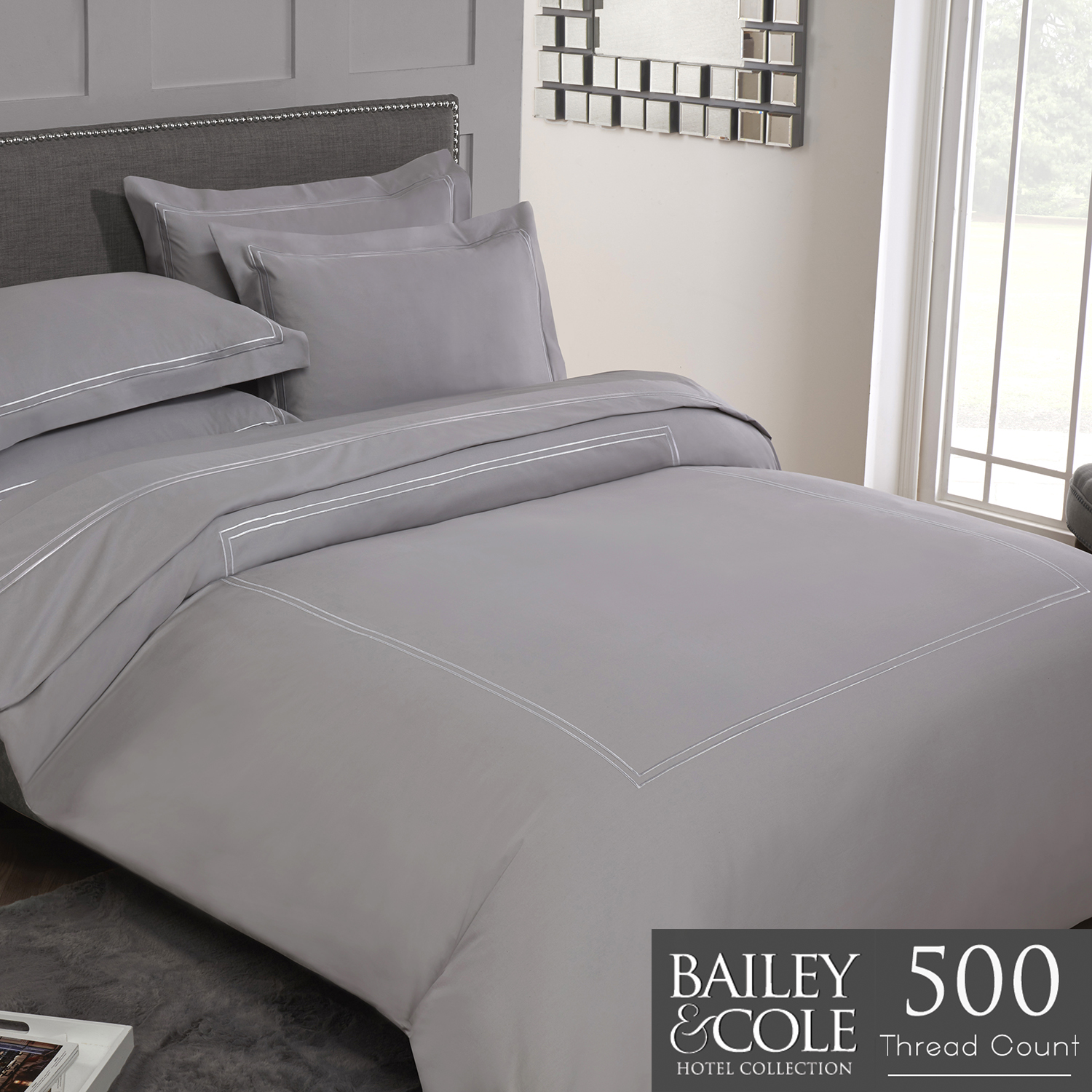 Double Stitch 500 Threadcount Duvet Set - Home Store + More