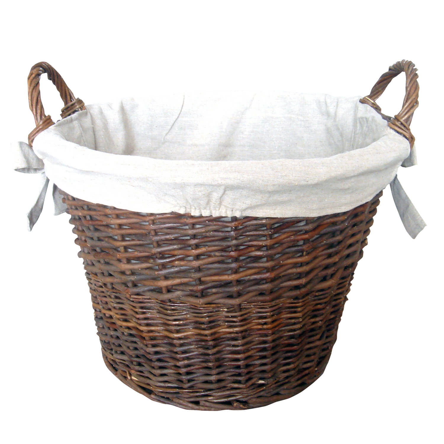 Silverflame Wicker Log Basket 50cm Home Store More