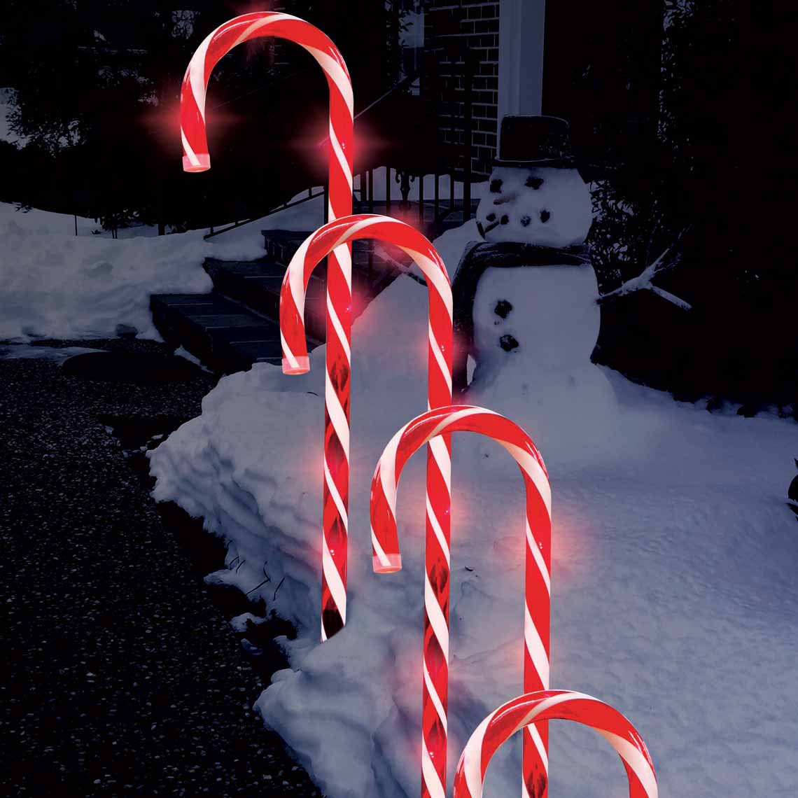 Candy Cane Path Lights 4 Pack - Home Store + More