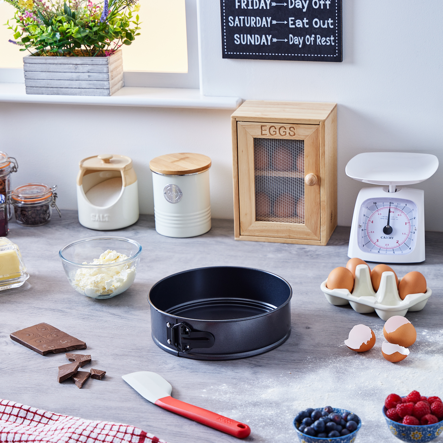 round baking tray