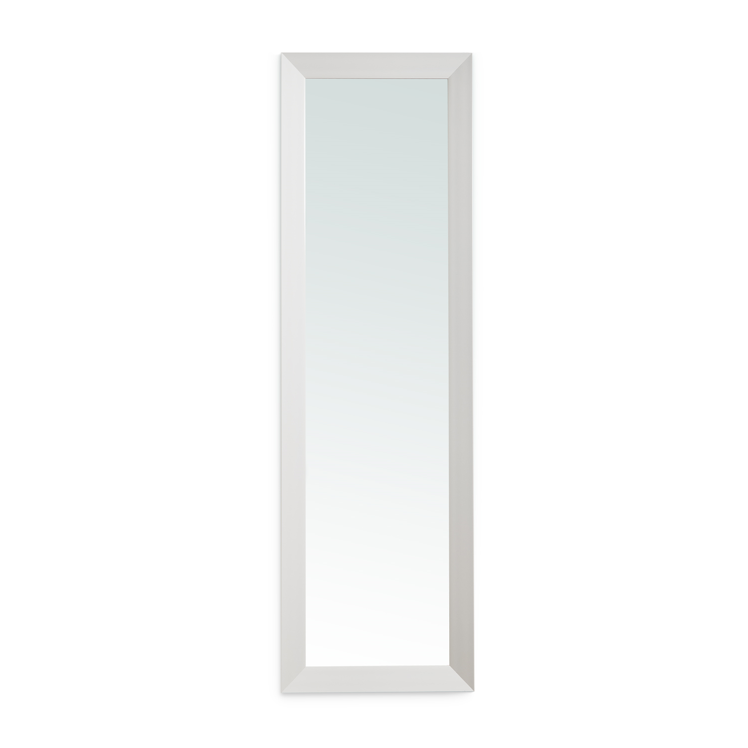 Over The Door Mirror White 30cm X 120cm 076256